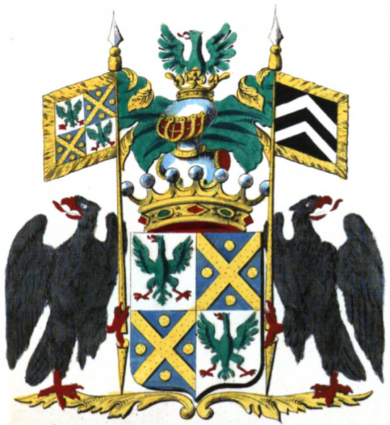 Fichier:Armoiries de la famille van Hoobrouck d'Aspre.png