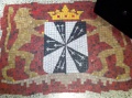 Mozaïque aux armoiries de la ville d'Enghien