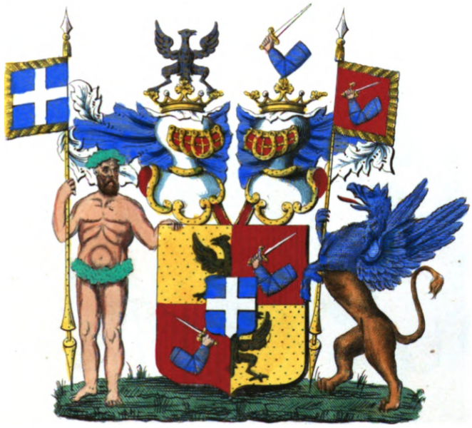 Fichier:Armoiries de la famille de Tornaco.png