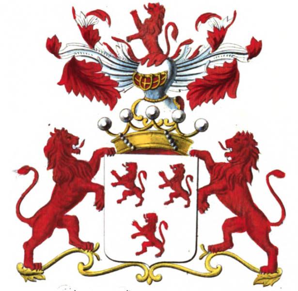 Fichier:Armoiries de la famille van der Beken Pasteel.png